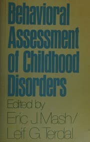 Tapa de Behavioral assessment of childhood disorders