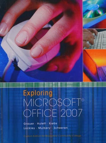 Tapa de Exploring Microsoft Office 2007