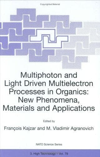 Tapa de Multiphoton and light driven multielectron processes in organics