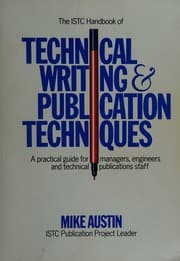Tapa de The ISTC handbook of technical writing and publication techniques