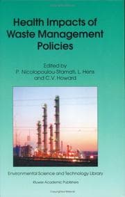 Tapa de Health impacts of waste management policies