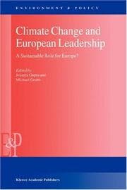 Tapa de Climate change and European leadership