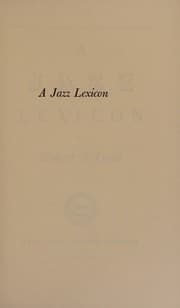 Tapa de A jazz lexicon