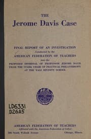 Tapa de The Jerome Davis case