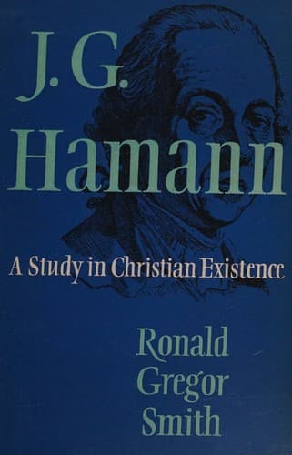 Tapa de J.G. Hamann, 1730-1788