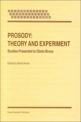 Tapa de Prosody, theory and experiment