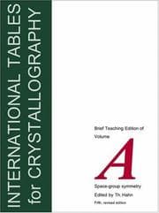 Tapa de International Tables for Crystallography