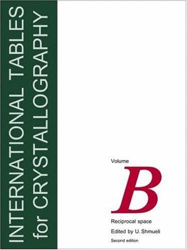 Tapa de International Tables for Crystallography