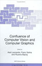 Tapa de Confluence of computer vision and computer graphics