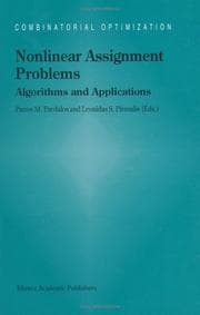 Tapa de Nonlinear assignment problems