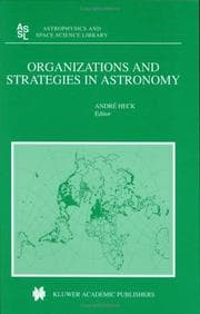 Tapa de Organizations and Strategies in Astronomy