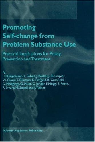 Tapa de Promoting self-change from problem substance use