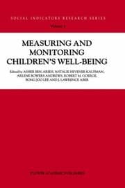 Tapa de Measuring and monitoring children's well-being