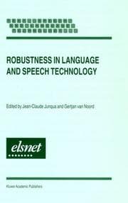 Tapa de Robustness in language and speech technology