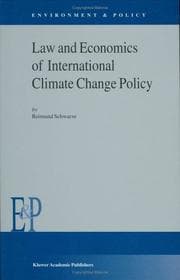 Tapa de Law and economics of international climate change policy