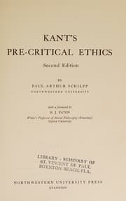 Tapa de Kant's Pre-Critical Ethics
