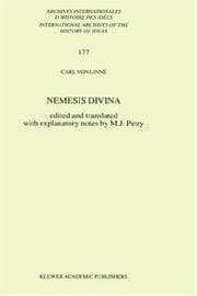 Tapa de Nemesis Divina (Archives Internationales D'histoire Des IDEES/International Archives of the History of Ideas, Volume 177) (International Archives of the ... internationales d'histoire des idées)