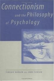 Tapa de Connectionism and the philosophy of psychology