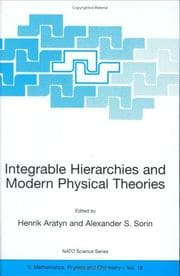 Tapa de Integrable hierarchies and modern physical theories