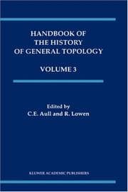 Tapa de Handbook of the history of general topology