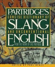 Tapa de Concise Dictionary of Slang and Unconventional English