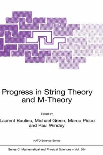 Tapa de Progress in String Theory and M-Theory (NATO Science Series C: (closed))