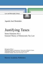 Tapa de Justifying Taxes