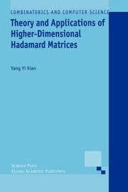 Tapa de Theory and Applications of Higher-Dimensional Hadamard Matrices (Combinatorics and Computer Science)