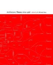 Tapa de Architecture theory since 1968