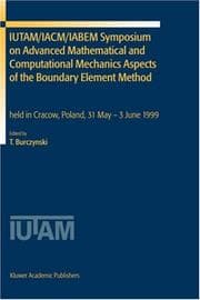 Tapa de IUTAM/IACM/IABEM Symposium on Advanced Mathematical and Computational Mechanics Aspects of the Boundary Element Method
