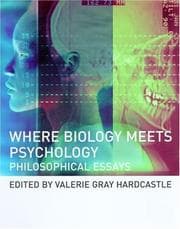 Tapa de Where Biology Meets Psychology