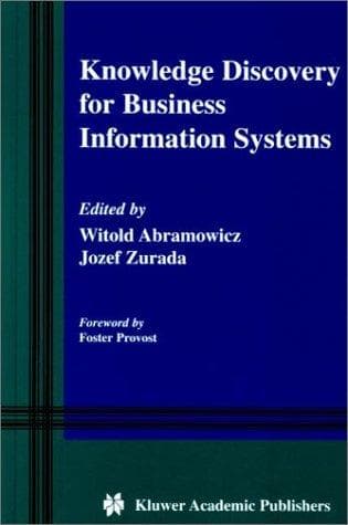 Tapa de Knowledge discovery for business information systems
