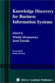 Tapa de Knowledge discovery for business information systems