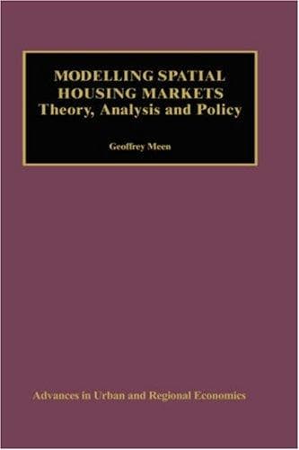 Tapa de Modeling Spatial Housing Markets