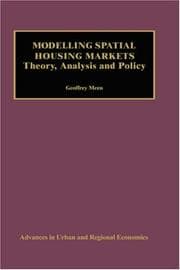 Tapa de Modeling Spatial Housing Markets
