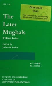 Tapa de Later Mughals