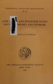 Tapa de Late Roman and Byzantine solidi found in Sweden and Denmark
