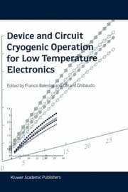 Tapa de Device and circuit cryogenic operation for low temperature electronics