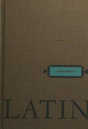 Tapa de Latin grammar
