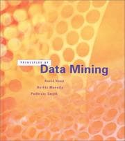 Tapa de Principles of data mining