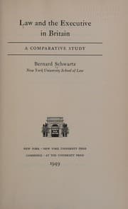 Tapa de Law and the Executive in Britain
