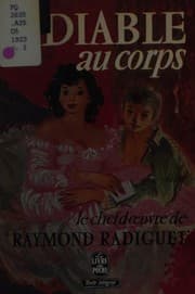 Tapa de Le Diable Au Corps par Raymond Radiguet