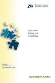 Tapa de Institutions, politics, and fiscal policy