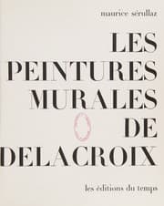 Tapa de Les Peintures Murales de Delacroix