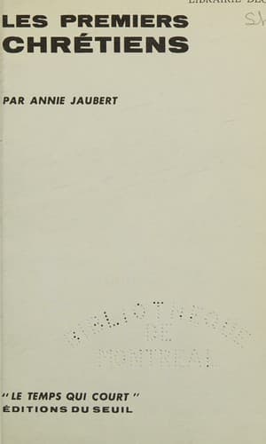 Tapa de Les Premiers Chretiens