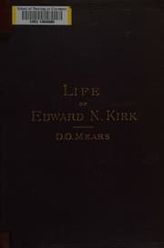 Tapa de Life of Edward Norris Kirk