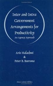 Tapa de Inter and intra government arrangements for productivity