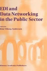 Tapa de EDI and data networking in the public sector