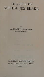 Tapa de Life of Sophia Jex-Blake