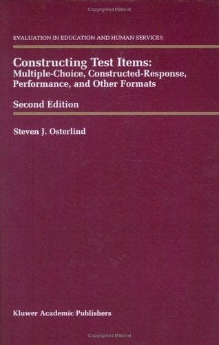 Tapa de Constructing test items